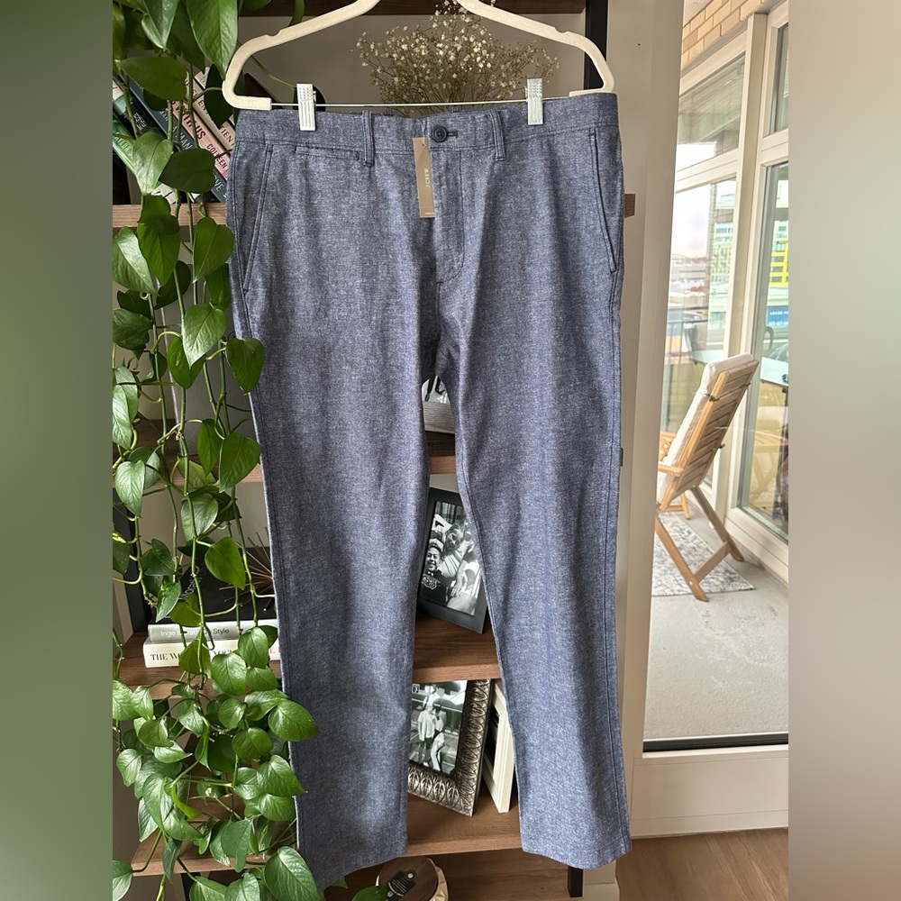 Brand New J. Crew Slim-Fit Chino Pants - Textured Navy Blue